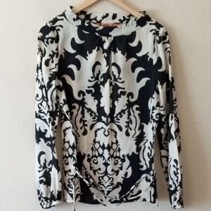 Tory Burch Black and White Blouse